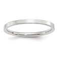 thumbnail image 3 of 925 Sterling Silver 2mm Comfort Fit Flat Band Ring Size 9, 3 of 6