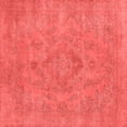 thumbnail image 1 of Ahgly Company Indoor Square Oriental Red Industrial Area Rugs, 3' Square, 1 of 4