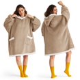 thumbnail image 1 of Sudadera con capucha Bedsure Gold Brown para adultos y niños, unisex, 1 of 4