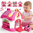 thumbnail image 1 of Toy OKREVIEW Montessori Musical 8 en 1 House 1-2 años para niñas, 1 of 9