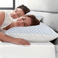 thumbnail image 3 of 2pcs king cooling pillows, hotel quality down alternative filling. Non-sag, breathable and washable. All-season support, great for hot sleepers., 3 of 8