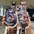 thumbnail image 2 of Sanrio Kuromi Cute Phone Cases For iPhone 15 14 13 12 11 Pro Max Mini XR XS MAX 8 X 7 SE Plus Anti-drop Soft Silicone Cover, 2 of 5