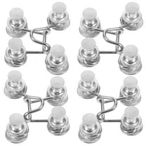 SEWCHICS No Sew Waist Tightener Pants Waist Tightener Silver Stainless Steel 4 Pairs