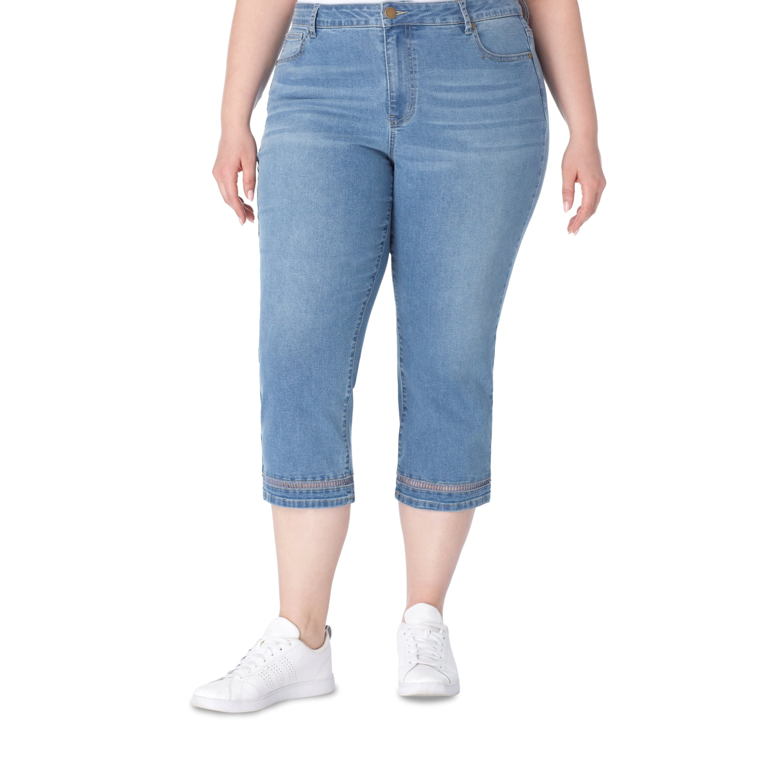 DressBarn Signature Capri with Crochet Detail