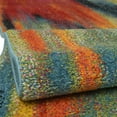 thumbnail image 3 of Unique Loom Amber Lyon Rug Multi/Blue 4' 1" x 6' 1" Rectangle Abstract Contemporary Perfect For Living Room Bed Room Dining Room Office, 3 of 7