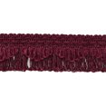 thumbnail image 1 of 10 Yard Value Pack / Decorative Burgundy / Ruby Scalloped Loop Fringe / Braid / 1 3/8 Inch / Style# 9115 Color: E10 (J16) / 30 Ft / 9.5M, 1 of 1