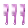 thumbnail image 1 of Tachiuwa 3 Pcs/Set Hairdressing Salon Anti-static handle wide Tooth Hair Comb, 1 of 9