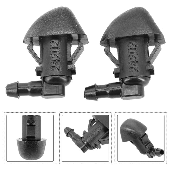 Improved Washer Spray Pattern with Front Windshield Washer Jets for Honda Pilot