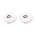 thumbnail image 4 of Matsuzay Enrollador de Cable giratorio, Cable de carga , estuche de almacenamiento de cables para auriculares, soporte para teléfono Gris blanco 2Conjunto, 4 of 6