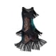 thumbnail image 1 of Vestido de baile latino para mujer, minivestido con falda a la cadera para fiesta de graduación, baile y discoteca. Colorido S, 1 of 9