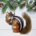thumbnail image 3 of Chipmunk Glass Christmas Tree Ornament, 3 of 5