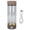 Coffee Color, variant on Rupoun Premium Hydrogen Rich Water Bottle Portable Rechargeable Health Quantum Hydrogen Water Cup Dual-Layer Glass Smart Electrolysis 11.02 Inches / 28.0 cm Base Silver Color