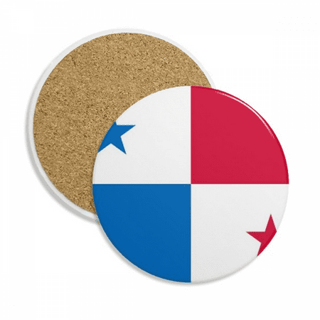

Panama National Flag North America Country Coaster Cup Mug Tabletop Protection Absorbent Stone