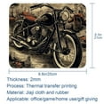 thumbnail image 5 of Motorcycle Desk Pad Mouse Mat Gaming Mouse Pad | Square 8.3x9.8 Inch Non-Slip Rubber Bottom Printed Suitable for Office and Gaming, 5 of 6