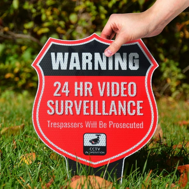 Signs Authority Video Surveillance Signs Outdoor No Trespassing