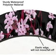 thumbnail image 4 of muroi Plant Cherry Style Round Elastic Tablecloth Outdoor Table Cloth Fitted Tables Cover for Picnic Patio Dining Party Indoor 36" - 42", 4 of 6