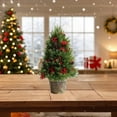 thumbnail image 2 of Outdoor Christmas Decorations Artificial Christmas Tree with Pine Cones, Berries and Other Christmas Decorations, Table Ornaments, Suitable for Home, Room, Party, Winter Indoor and Outdoor Decoration, 2 of 6