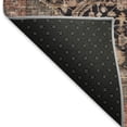 thumbnail image 5 of Addison Rugs Mayfield Premium Machine Washable Traditional Medallion Charcoal Round Rug, 8' x 8', 5 of 5
