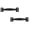 2Pcs D, variant on 2Pcs Antique Bow Style Door Pull Handle Heavy Barn Door Handle 5 In Fence Gate Handle Coating Easy To Install Metal Sliding Door Pulls For Garage Pantry