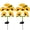 B 2pcs, variant on KGJQ Solar Sunflower Garden Light, Realistic Sunflower Solar Powered Outdoor Light, Waterproof Auto On/Off Decorative Light for Patio Backyard