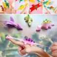 thumbnail image 6 of Dinosaur Toys Stocking Stuffers for Teens Adults Novelty Toys & Amusements 7-Pack Dinosaur Finger Slingshot Toys Under 10 Dollars Funny Rubber Dinosaur Sling Shot Toys Bulk Birthday Party Favors, 6 of 9