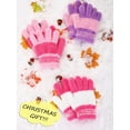 thumbnail image 3 of 3Pairs Kids Gloves Full Fingers Knitted Gloves Warm Mitten Winter Favor for Little Boys and Girls, 3 of 7