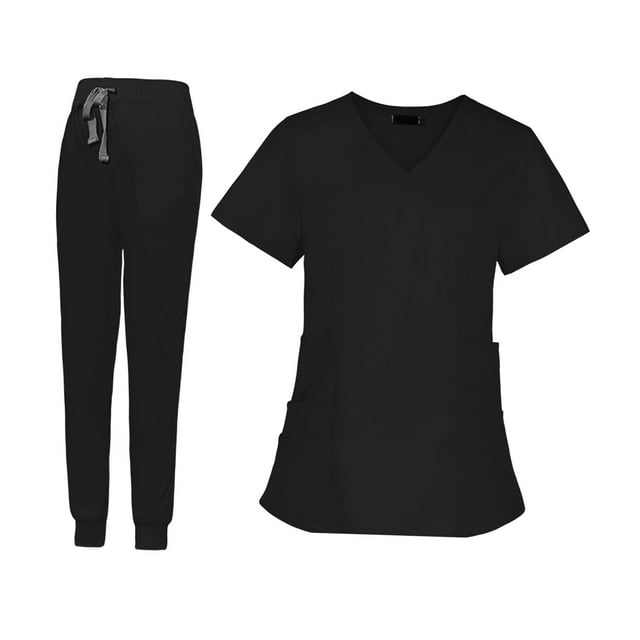 lionlar Nurse Work Clothing Nursing Uniform Top and Pants Scrub Quick Drying S