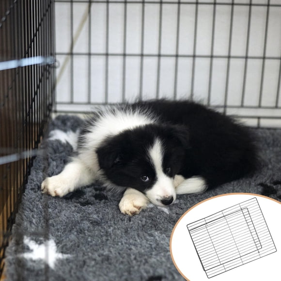 unbranded Kitten Playpen Door Negro Con Malla Segura Para Jaulas De Mascotas Interior Y Fácil Acceso