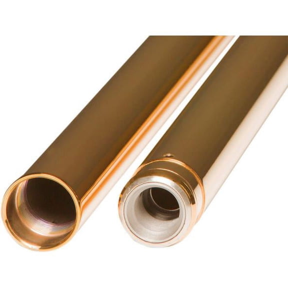 Custom Cycle Engineering T 1346TN 39mm Gold Fork Tubes - 26.25in.