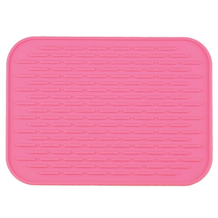 

XIEC Table Mat Bright Color Heat Insulation Silicone Square Non-slip Pot Holder Pad Kitchen Supplies