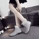 thumbnail image 2 of Botas de lluvia elegantes de moda de media caña, botas de lluvia cálidas de algodón para mujer, botas de lluvia para mujer, zapatos para agua, cubrezapatos, 2 of 6