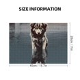 thumbnail image 2 of WYYP Dog Reflection Water Wooden Jigsaw Puzzle Challenging Difficult Wood Puzzles for Adults Gift for Family Friends 300 PCS, 2 of 6