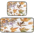thumbnail image 7 of SKYSONIC Autumn Grass Leaves Kitchen Rugs 2 Pieces, Withered Leaf Floor Mat Room Area Rug Washable Carpet Perfect for Living Room Bedroom Entryway, 7 of 7