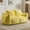 Yellow, variant on Giant Bean Bag Chair for Adults, Ultra Soft Loveseat Chase Lounge Chair with 25" Deep Seat, Faux Fur Reading Chair for Living Room, Grey