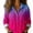 Watermelon Red, variant on Breezora Women's Blouse Waffle Texture Button Down Long Sleeve Fall Shirt for Cozy Work and Camping Comfort L Size Green