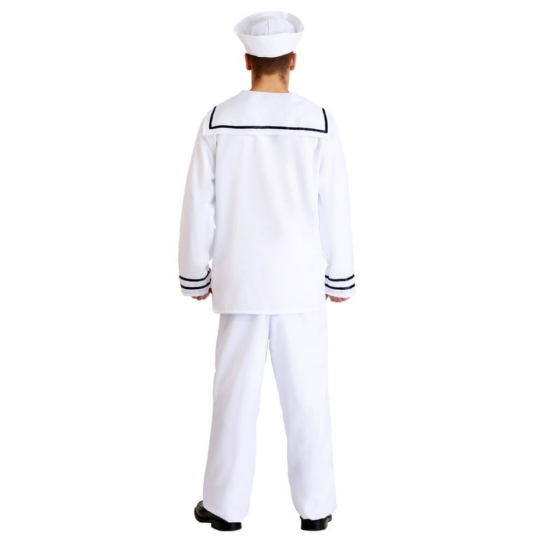 Walmart Exclusive: Plus Size Men's Sailor Costume with Navy Blue