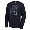 thumbnail image 2 of Women's G-III 4Her by Carl Banks  Deep Sea Blue Seattle Kraken Lots Of Love Team Logo Graphic Pullover Sweatshirt, 2 of 3