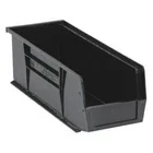 Quantum Storage Systems Qus234bk Hang & Stack Storage Bin, Polypropylene,