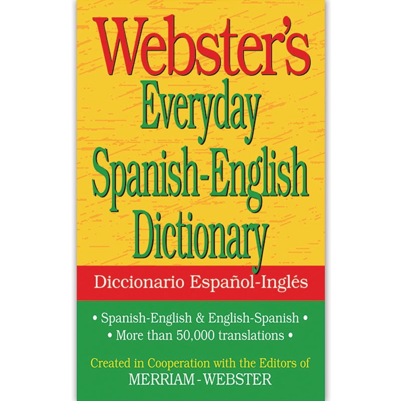 Webster S Everyday Spanish English Dictionary Walmart Com