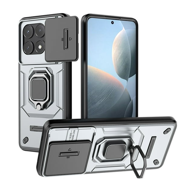 Funda de teléfono para Xiaomi Poco X6 Pro 5G Battle Bear Case + Cristal 9D