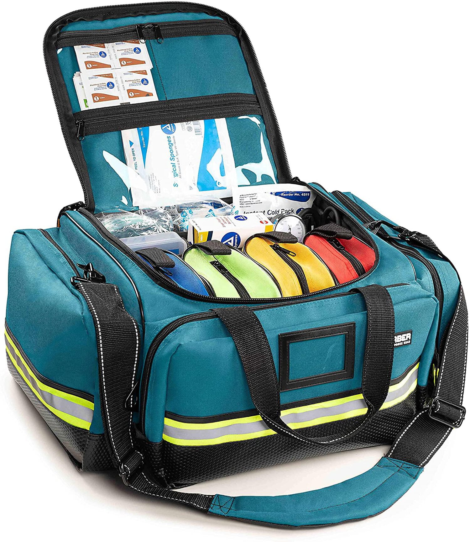 Scherber First Responder Bag | Fully-Stocked Professional Advanced EMT/EMS Trauma Kit