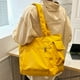 thumbnail image 5 of Bolsa Bolso De Hombro Bolso de hombro simple casual de mujer de nylon de gran capacidad para el trabajo (Amarillo), 5 of 8