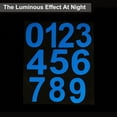 thumbnail image 5 of Uxcell 10 Pcs Glow in the Dark Number Decals Decor, Blue Luminous Adhesive Wall Stickers, 3D Glowing Stickers for Ceiling Bedroom Bedding Room Decoration, 5 of 7