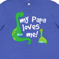 thumbnail image 4 of Inktastic My Papa Loves Me Dinosaur Youth T-Shirt, 4 of 5