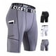 thumbnail image 5 of Licra Deportiva Gym Short Compresión Bolsa Celular Ejecicio, 5 of 7
