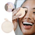 thumbnail image 2 of 4/2/1pcs Face Exfoliating Loofah Pad Scrubber Natural Loofah Sponge Facial Exfoliator Pads Manual Facial Cleansing Massage Pores And Clean Blackheads Without Hurting The Skin, 2 of 6