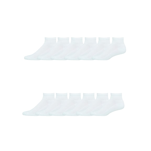 Hanes X-Temp Men's Active Cool Ankle Socks, 12 Pack