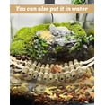 thumbnail image 4 of Reptile Bridge, Bamboo Climbing Ladder Lounger for Gecko Tank Accessories, 2 Pack Habitat Decor for Lizards, Chameleons, Frogs and Hermit Crabs, 4 of 8