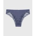 thumbnail image 5 of Cheeky Panty With Lace Trim in Vintage Indigo, 5 of 5