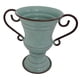 thumbnail image 5 of Maceta de hierro creativa con forma de trofeo retro, contenedor decorativo de metal para plantas. Azul, 5 of 8
